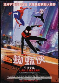 3w0016 SPIDER-MAN INTO THE SPIDER-VERSE advance Chinese 2018 Nicolas Cage in title role, cast!