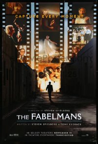 3w0754 FABELMANS teaser DS 1sh 2022 Steven Spielberg, capture every moment, Michelle Williams!