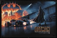 3w0065 BATMAN #285/350 24x36 art print 2019 Matt Ferguson art of him, Batmobile and Bat logo, reg ed