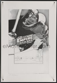 3w0281 EMPIRE STRIKES BACK #148/1000 11x16 art print 1990 Larry Noble artwork of Darth Vader!