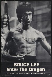 3w0320 ENTER THE DRAGON 18x28 music poster 1973 Bruce Lee, soundtrack, film that made him a legend!