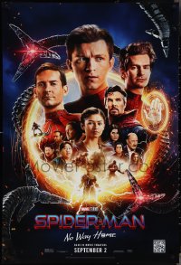 3w0974 SPIDER-MAN: NO WAY HOME teaser DS 1sh R2022 great montage w/ Tom Holland, Cumberbatch & more!