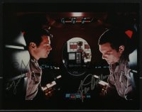 3x0322 2001: A SPACE ODYSSEY signed color 11x14 REPRO photo 2000s by Keir Dullea AND Gary Lockwood!