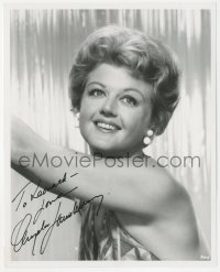 3x0429 ANGELA LANSBURY signed 8x10 still 1962 smiling c/u in halter top dress from All Fall Down!