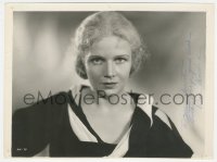 3x0431 ANN HARDING signed 7.5x10.25 still 1930s head & shoulders portrait of the pretty leading lady!