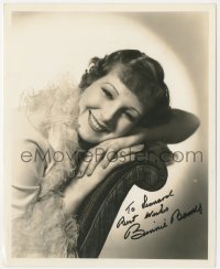 3x0436 BINNIE BARNES signed deluxe 8x10 still 1935 when she made There's Always Tomorrow by MacLean!