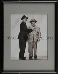 3x0002 BUD ABBOTT framed signed 7x9 REPRO photo 1970s great portrait with his partner Lou Costello!