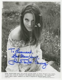 3x0528 LEIGH TAYLOR-YOUNG signed 7.5x9.75 still 1968 beautiful hippie in I Love You, Alice B. Tokias