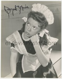3x0536 MARCY MCGUIRE signed 7x9 still 1943 as a maid in Higher and Higher by Fred Hendrickson!