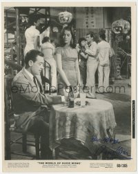 3x0549 NANCY KWAN signed 8x10 still 1960 staring at William Holden in The World of Suzy Wong!
