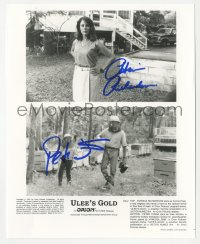 3x0587 ULEE'S GOLD signed 8x10 still 1997 by BOTH Peter Fonda AND Patricia Richardson!