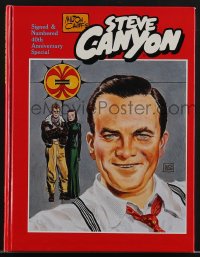 3x0035 MILTON CANIFF #441/900 signed bookplate in hardcover book 1987 Steve Canyon 40th anniversary!