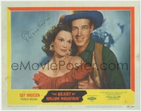 3x0187 BEAST OF HOLLOW MOUNTAIN signed LC #2 1956 by Patricia Medina, who's with Guy Madison!