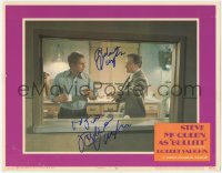 3x0190 BULLITT signed LC #1 1968 by Robert Vaughn, who's with Steve McQueen, he signed it TWICE!