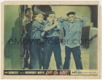3x0223 LET'S GO NAVY signed LC 1951 by William Benedict, Bowery Boys Huntz Hall & Leo Gorcey!