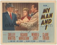 3x0233 MY MAN & I signed LC #2 1952 by Ricardo Montalban, who's with Shelley Winters & Fred Coby!