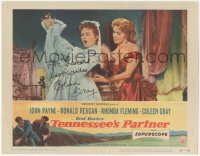 3x0264 TENNESSEE'S PARTNER signed LC #1 1955 by Coleen Gray, who's with sexy Rhonda Fleming!