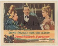 3x0265 TENNESSEE'S PARTNER signed LC #6 1955 by Coleen Gray, who's with Rhonda Fleming & John Payne!