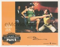 3x0267 THAT'S ENTERTAINMENT PART 2 signed LC #7 1975 by Cyd Charisse, w/Kelly in Singin' in the Rain!