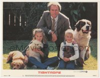3x0268 TIGHTROPE signed LC #3 1984 by Clint Eastwood, great portrait with his real daughter & dogs!