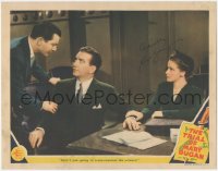 3x0269 TRIAL OF MARY DUGAN signed LC 1941 by Robert Young, who's close up with Laraine Day!