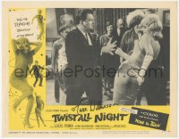 3x0271 TWIST ALL NIGHT signed LC #8 1962 by June Wilkinson, who's dancing in a sexy dress at party!