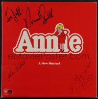 3x0016 ANNIE signed album jacket 1978 by Ruth Kobart, Norwood Smith AND Mary K. Lombard!