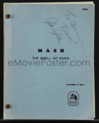 3x0044 MASH TV script October 11, 1977, signed by Alan Alda, screenplay by Fritzell & Greenbaum!