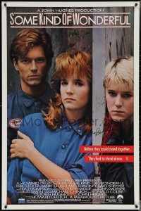 3x0129 SOME KIND OF WONDERFUL signed 1sh 1986 by Mary Stuart Masterson, directed by John Hughes!