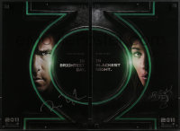 3x0139 GREEN LANTERN 4 signed 14x20 Comic-Con posters 2011 by Ryan Reynolds, Lively & THREE others!