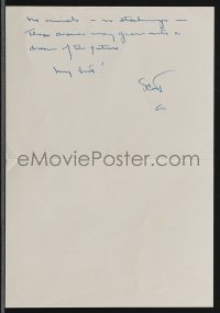 3x0092 LIZABETH SCOTT signed letter 1940s life in Hollywood is drab compared to working on Broadway!