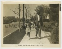 3y1498 SHIRLEY TEMPLE 8x10.25 still 1935 holding hands with Bill Bojangles Robinson on sidewalk!