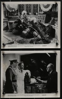 3y1632 SPACEWAYS 2 8x10 stills 1953 Hammer sci-fi, screen's 1st story of space islands in the sky!