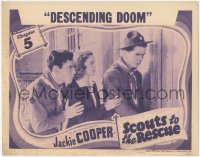 3y0654 SCOUTS TO THE RESCUE chapter 5 LC 1939 Boy Scout Jackie Cooper serial, Descending Doom!