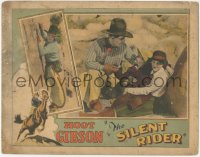 3y0657 SILENT RIDER LC 1927 cowboy hero Hoot Gibson rescues Blanche Mehaffey & her young boy!