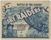 3y0562 SKY RAIDERS chapter 4 TC 1941 Donald Woods, Universal airplane serial, Battle in the Clouds!
