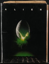 3y0326 ALIEN presskit w/ 21 stills 1979 Ridley Scott sci-fi classic, includes 15 supplements, rare!