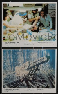 3y1212 ALIEN set of 8 8x10 commercial color prints 1980s Ridley Scott outer space sci-fi classic!
