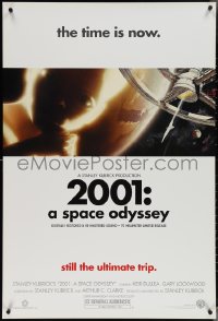 3z0776 2001: A SPACE ODYSSEY DS 1sh R2000 Stanley Kubrick, star child & art of space wheel!