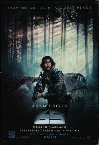 3z0778 65 teaser DS 1sh 2023 Adam Driver, 65 million years ago prehistoric Earth had a visitor!