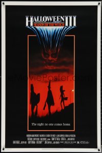 3z0866 HALLOWEEN III 1sh 1982 Season of the Witch, horror sequel, the night no one comes home!
