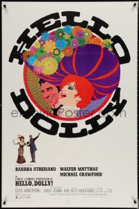3z0873 HELLO DOLLY 1sh 1969 Barbra Streisand & Walter Matthau by Richard Amsel, Roadshow!
