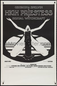 3z0875 HIGH PRIESTESS OF SEXUAL WITCHCRAFT 1sh 1973 Georgina Spelvin, sexy art of woman w/candle!