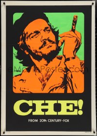 3z0761 CHE Italian 1sh 1969 completely different day-glo art of Omar Sharif as Guevara by Nistri!