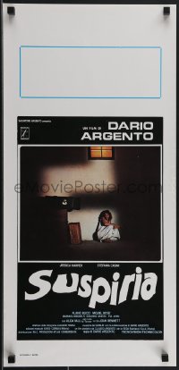 3z0476 SUSPIRIA Italian locandina 1977 classic Dario Argento giallo horror, Harper, white title!