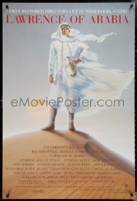 3z0908 LAWRENCE OF ARABIA int'l 1sh R1989 David Lean classic starring Peter O'Toole!