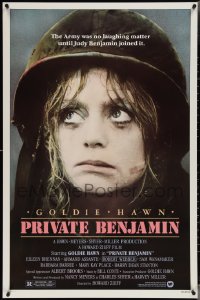3z0954 PRIVATE BENJAMIN 1sh 1980 funny image of depressed soldier Goldie Hawn!
