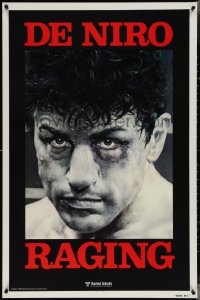 3z0956 RAGING BULL teaser 1sh 1980 Martin Scorsese, classic Kunio Hagio art of Robert De Niro!