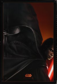 3z0969 REVENGE OF THE SITH teaser DS style A 1sh 2005 Star Wars Episode III, Christensen as Vader!