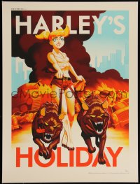 3z0310 BATMAN: THE ANIMATED SERIES #17/275 18x24 art print 2020 Mondo, Harley's Holiday, regular ed.!